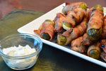 Bacon Wrapped Mozza Dill Pickles