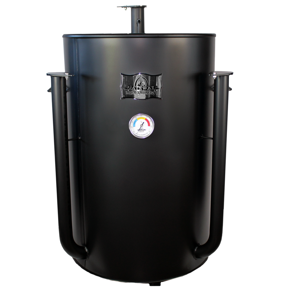 Gateway Drum Smoker 55 Gallon - Matte Black
