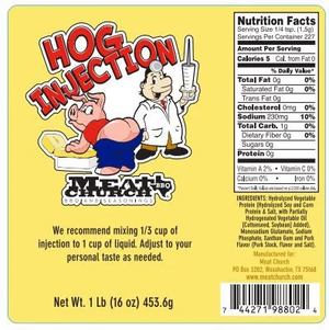 
                  
                    Meat Church Hog Injection
                  
                